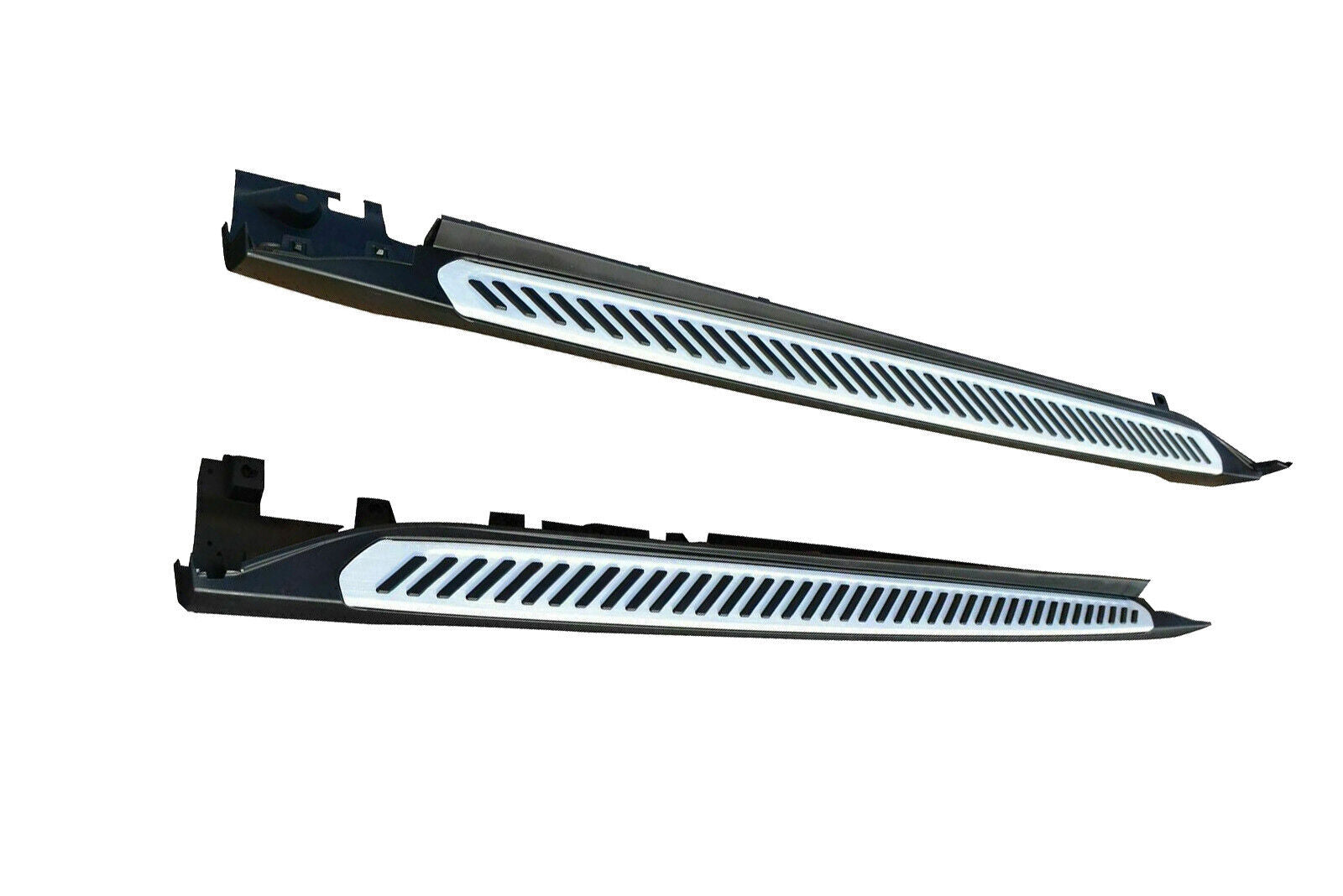 ALUMINIUM BLACK RUNNING BOARDS SIDE STEPS FOOT RAILS OE STYLE FOR BMW X6 F16 15+